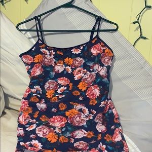 Floral tank top. Size large